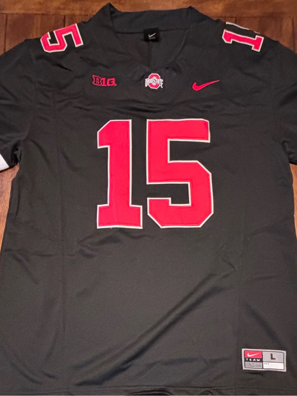Ohio State Buckeyes Chris Henry Jr. #15 Black Jersey Adult Large NWT